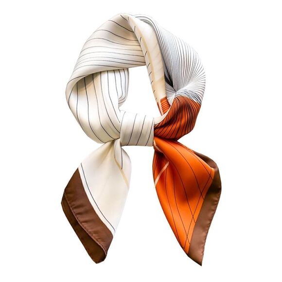 Block Print Silky Scarf - Picture 1 of 4